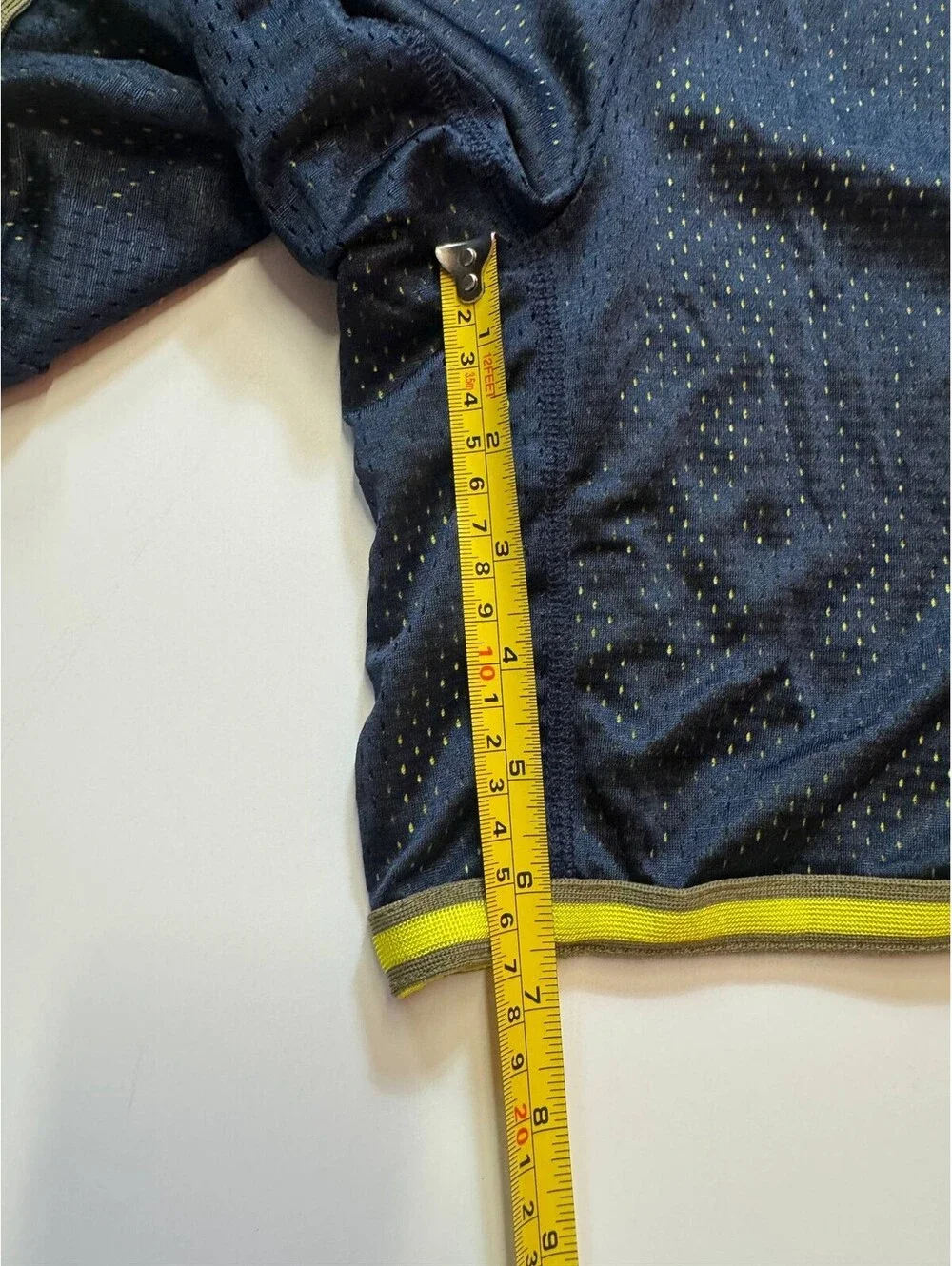 Nike Dri-FIT Men's Navy Volt Trim Athletic Shorts Size S 404909-452 Blue